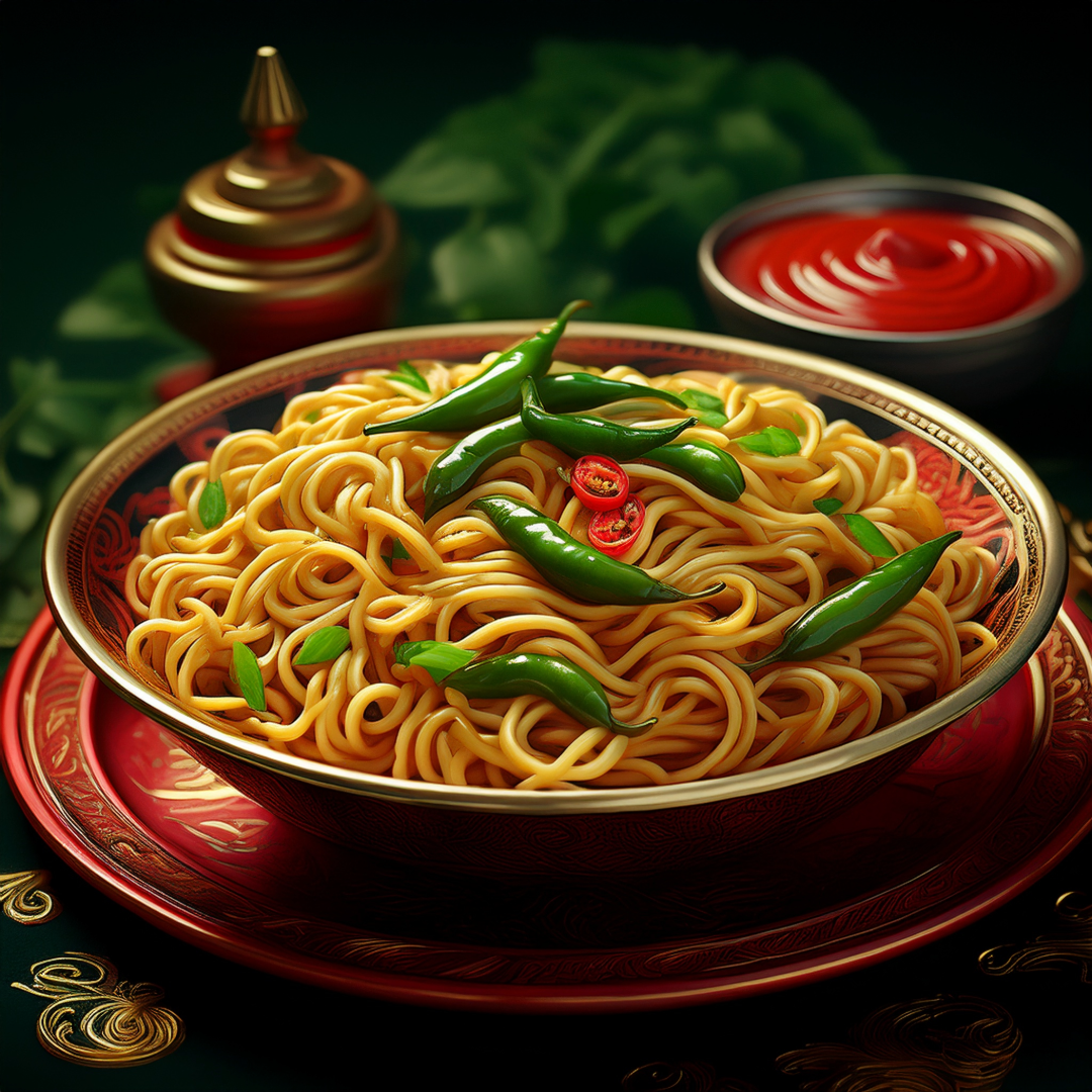 Andhra Spicy Mirapakaya Noodles