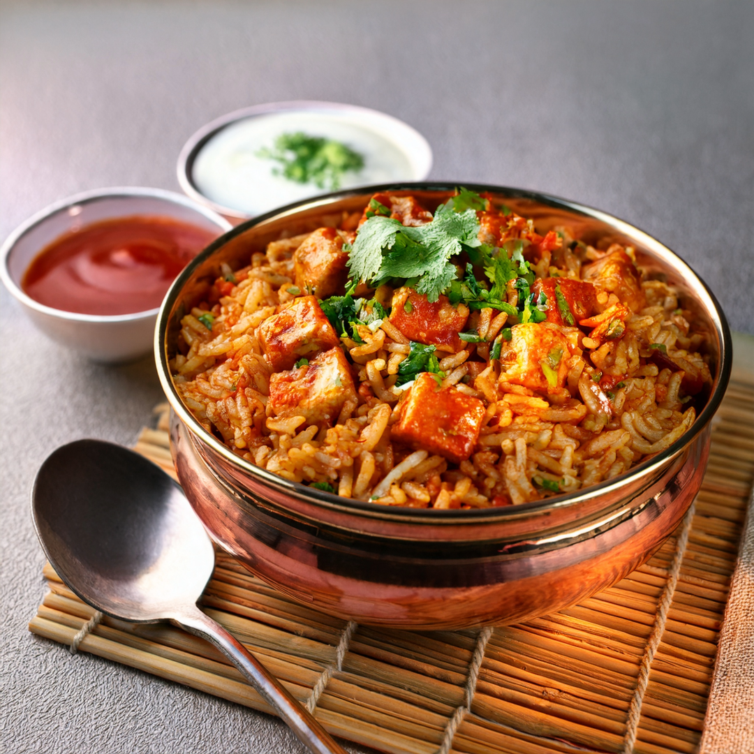 Blazing Schezwan Paneer Fried Rice