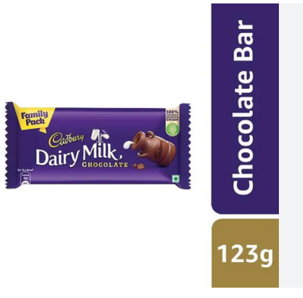 Cadbury Dairy Milk Chocolate Family Pack 123 G