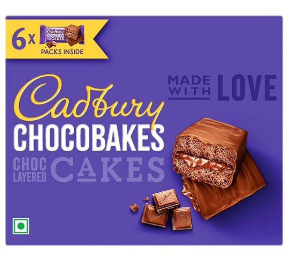 Cadbury Chacobakes Cake 114g