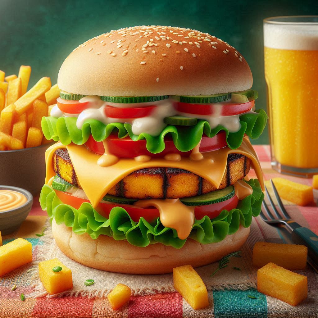 Paneer Cheese Burger