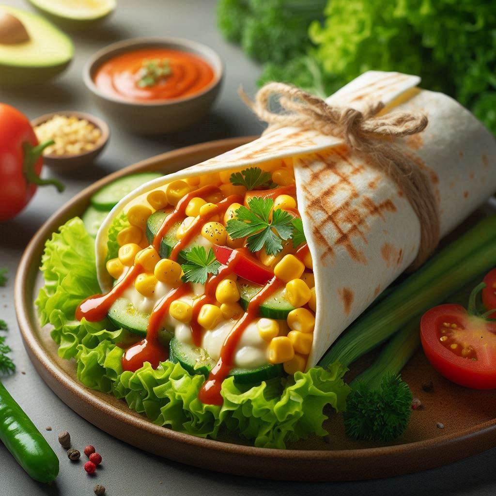 Sweetcorn Cheese Wrap