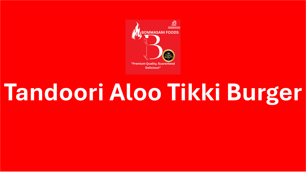 Tandoori Aloo Tikki Burger