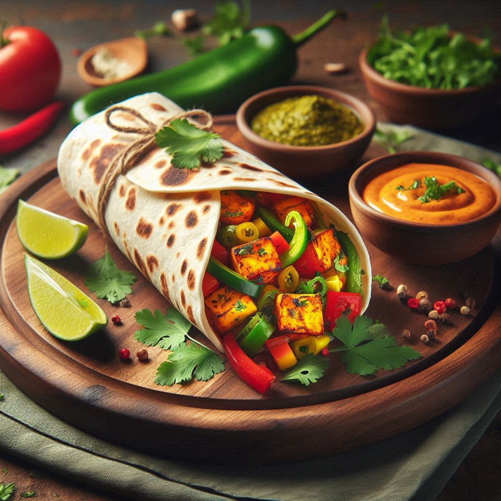 Tandoori Paneer Wrap