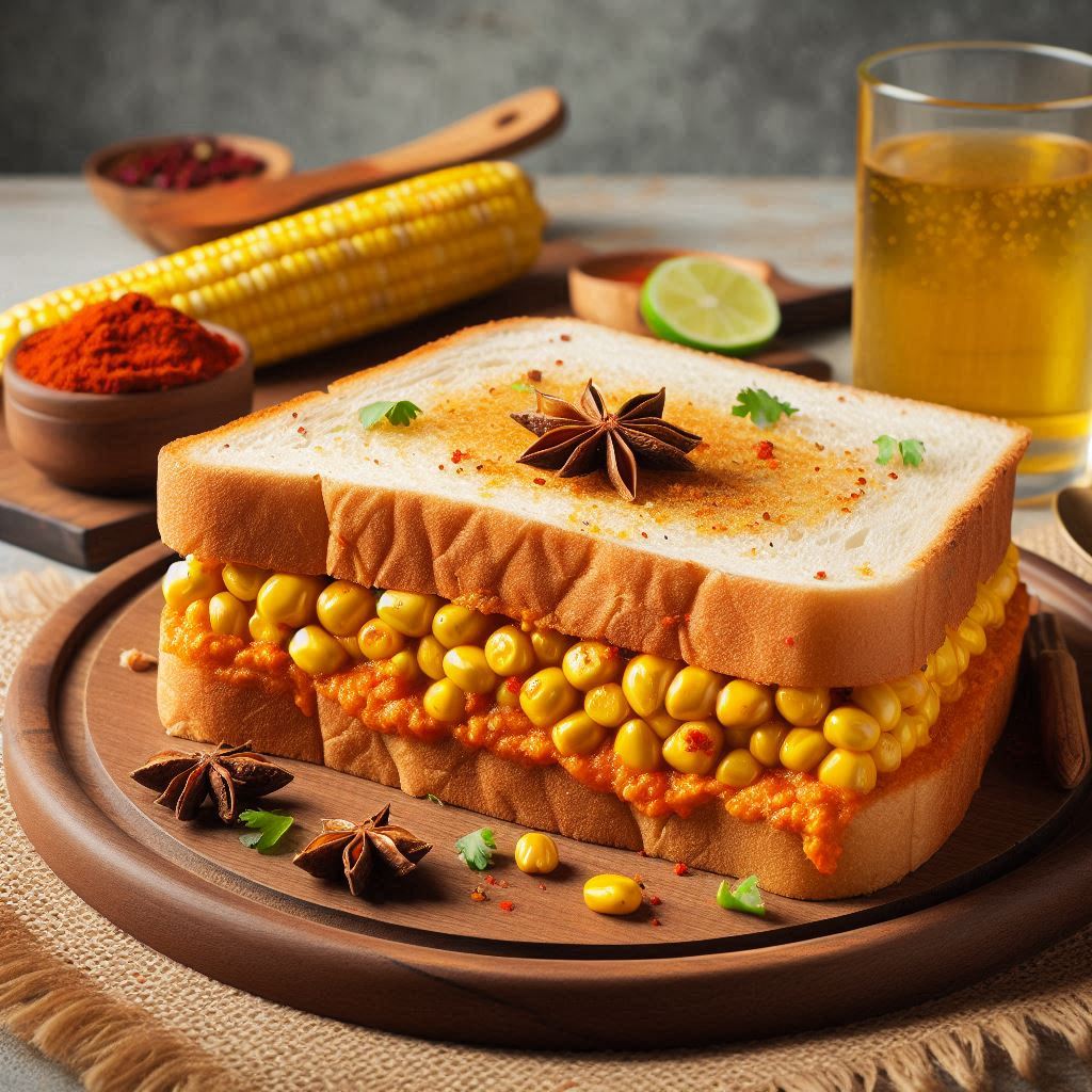 Tandoori Corn Sandwich
