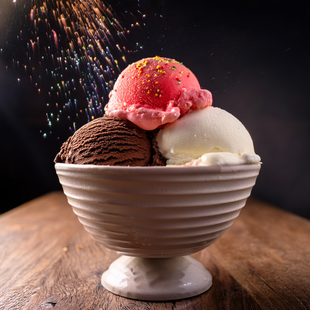 Triple Treat Ice Cream [3 In 1 Cup]