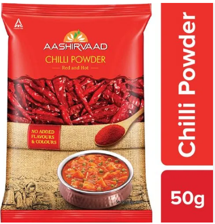 Aashirvaad Chilli Powder 50g