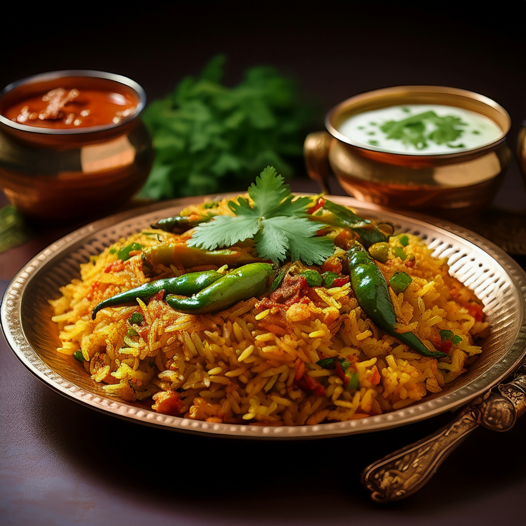 Andhra Spice Burst Mirapakaya Fried Rice