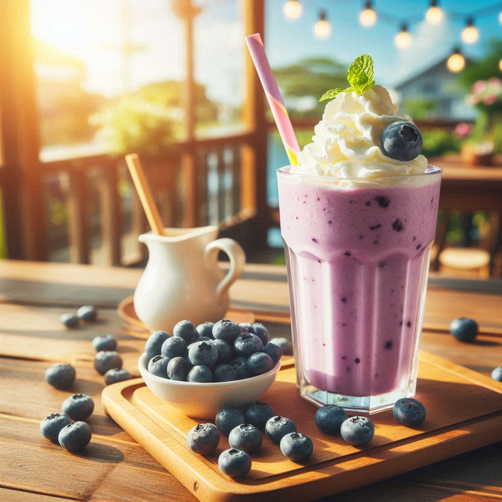 Blueberry Milkshake