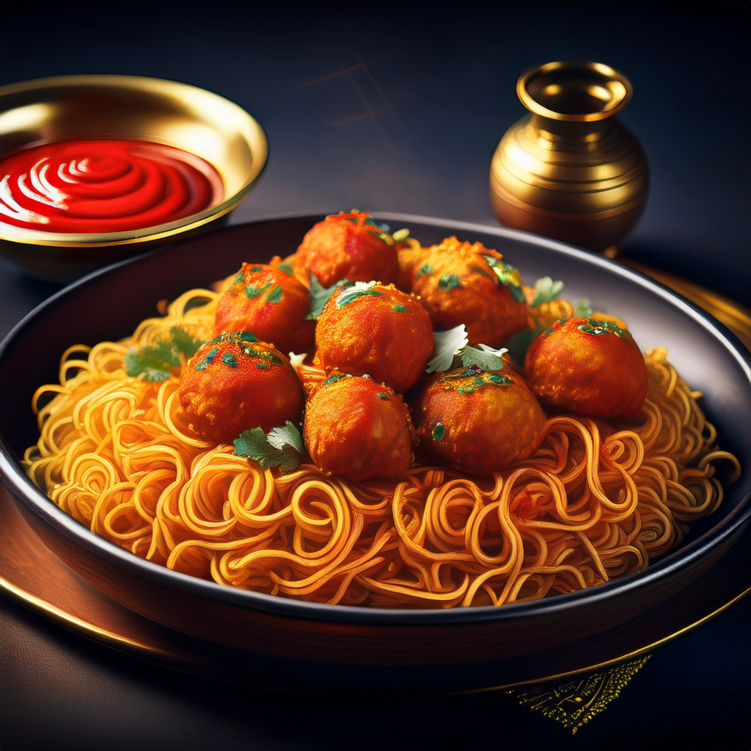 Chef’s Signature Aloo Tikki Noodles
