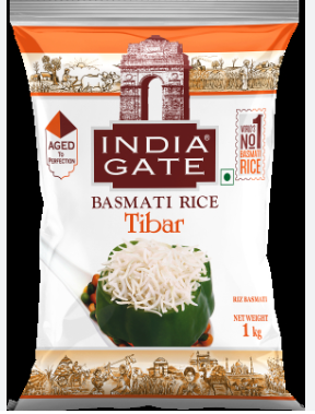 India Gate Basmati Rice Tibar 1 kg