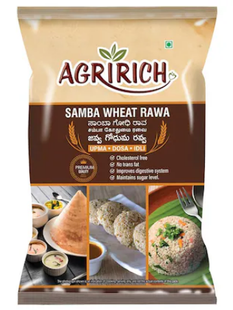 Agri Rich Javva Wheat Ravva 500G