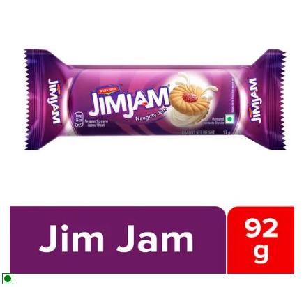 Jim Jam Cream Biscuits 92 G