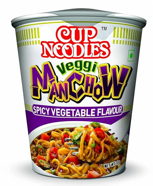 Nissin Cup Noodels Veggi Manchow