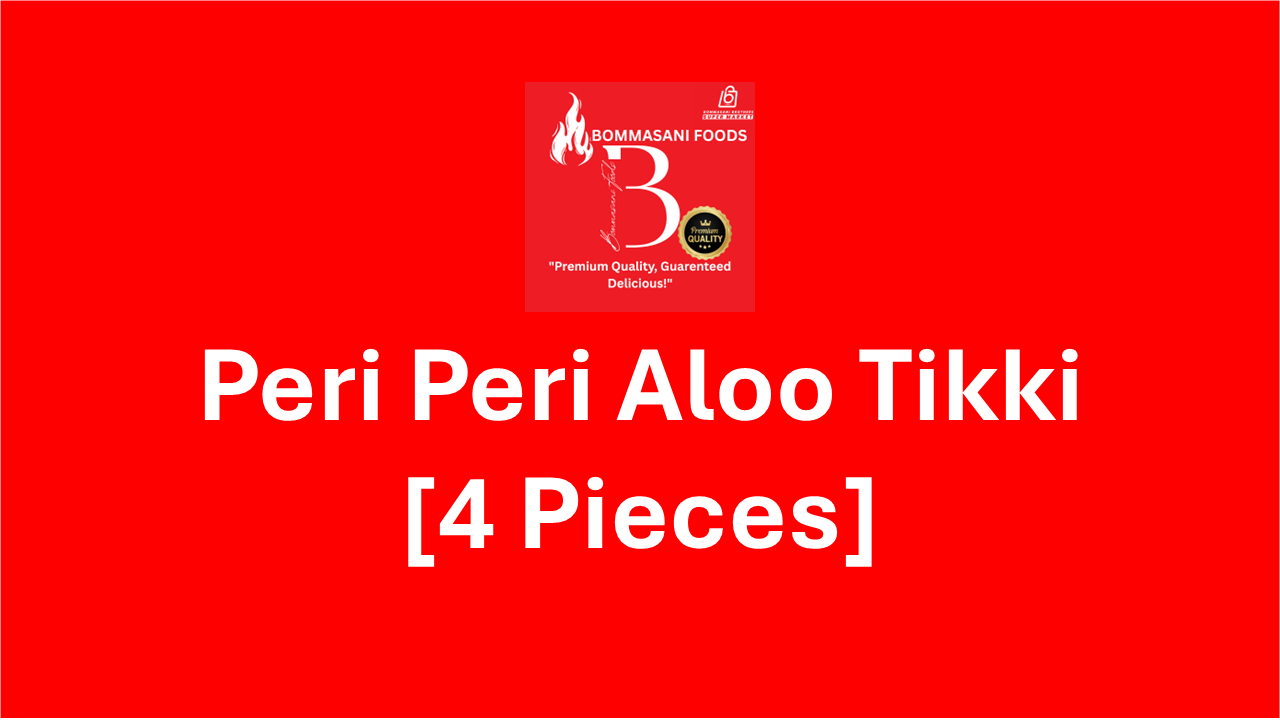 Peri Peri Aloo Tikki [4 Pieces]