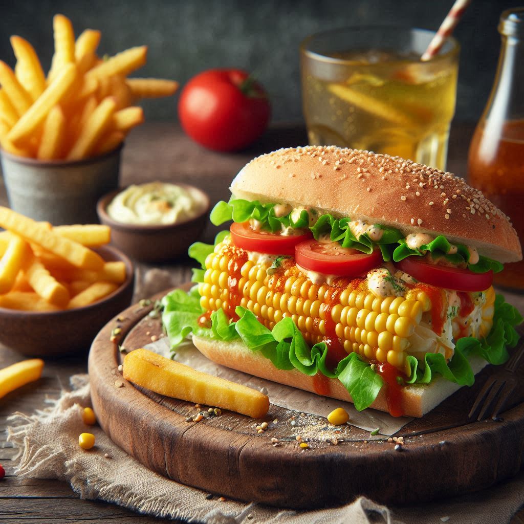 Peri Peri Corn Sandwich