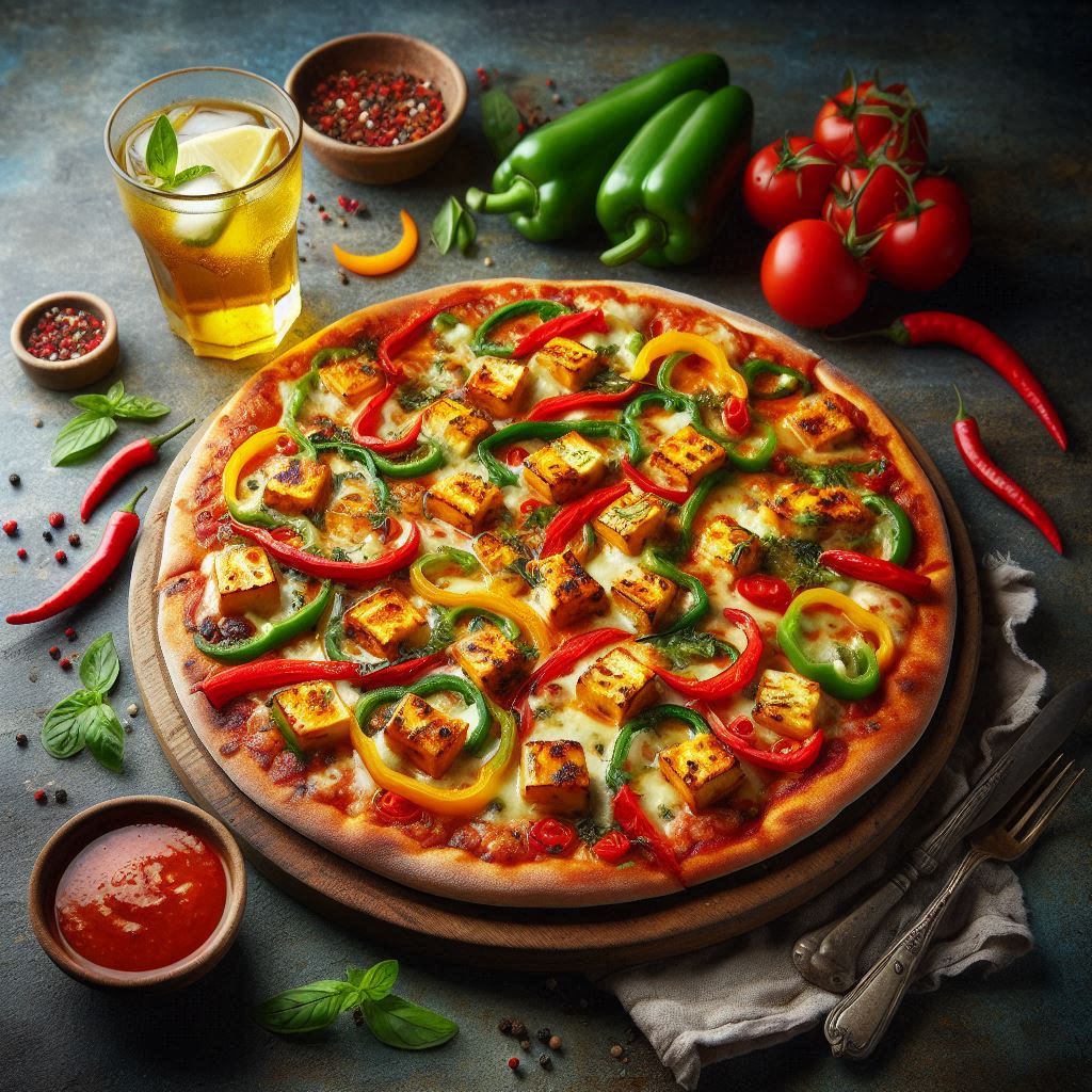 Peri Peri Paneer Pizza [8 inches]