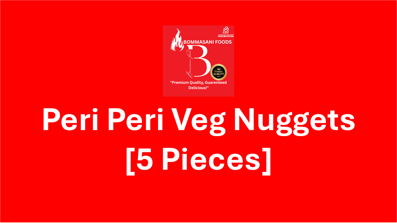 Peri Peri Veg Nuggets - [5 Pieces]