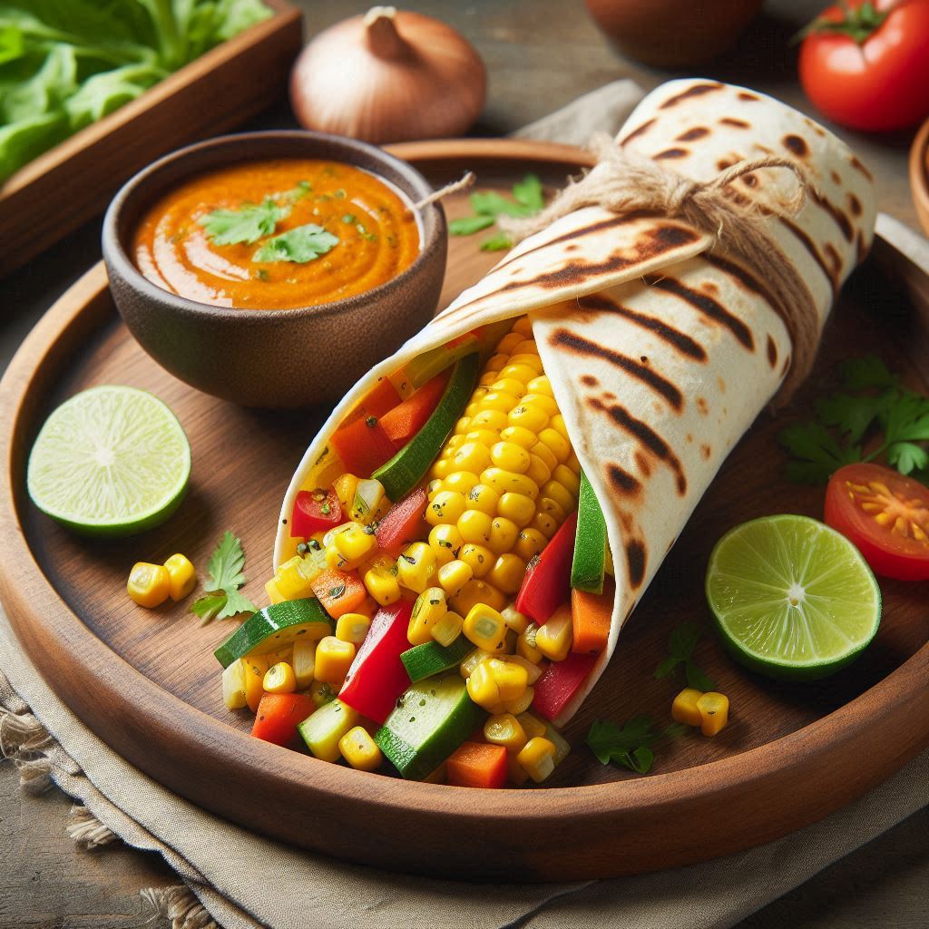 Tandoori Sweet Corn Wrap