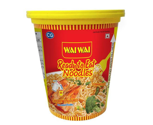 Wai Wai Cup Noodles (Chicken Flavored)